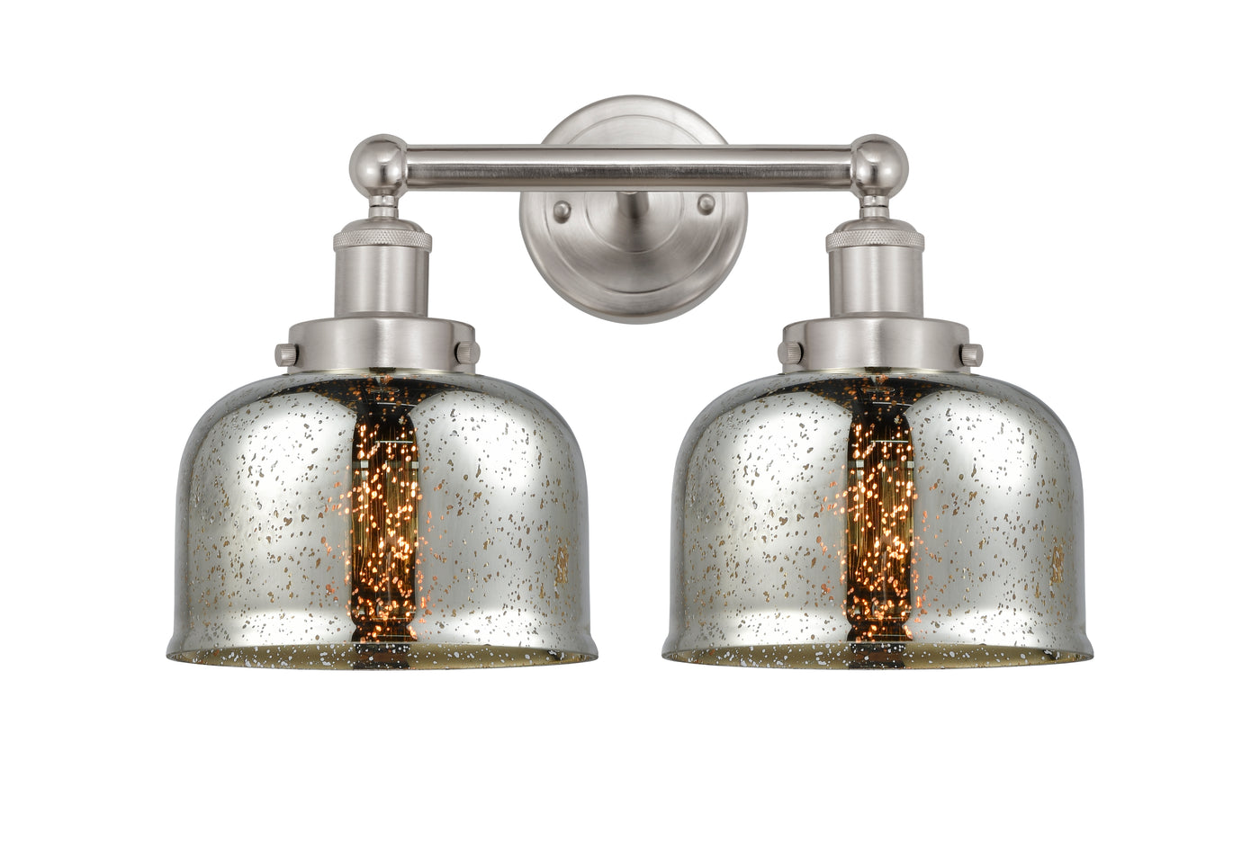 Edison Bath Vanity Light Cast Brass 16 Inches