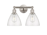 Edison Bath Vanity Light Steel Glass Brass