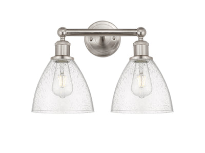 Edison Bath Vanity Light Steel Glass Brass