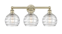 Edison Bath Vanity Light Cast Brass 3 Lights