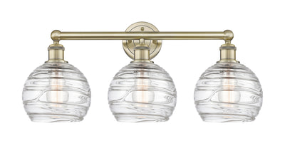 Edison Bath Vanity Light Cast Brass 3 Lights