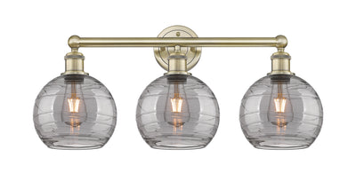 Edison Bath Vanity Light Cast Brass 3 Lights