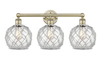 Edison Bath Vanity Light Cast Brass Steel