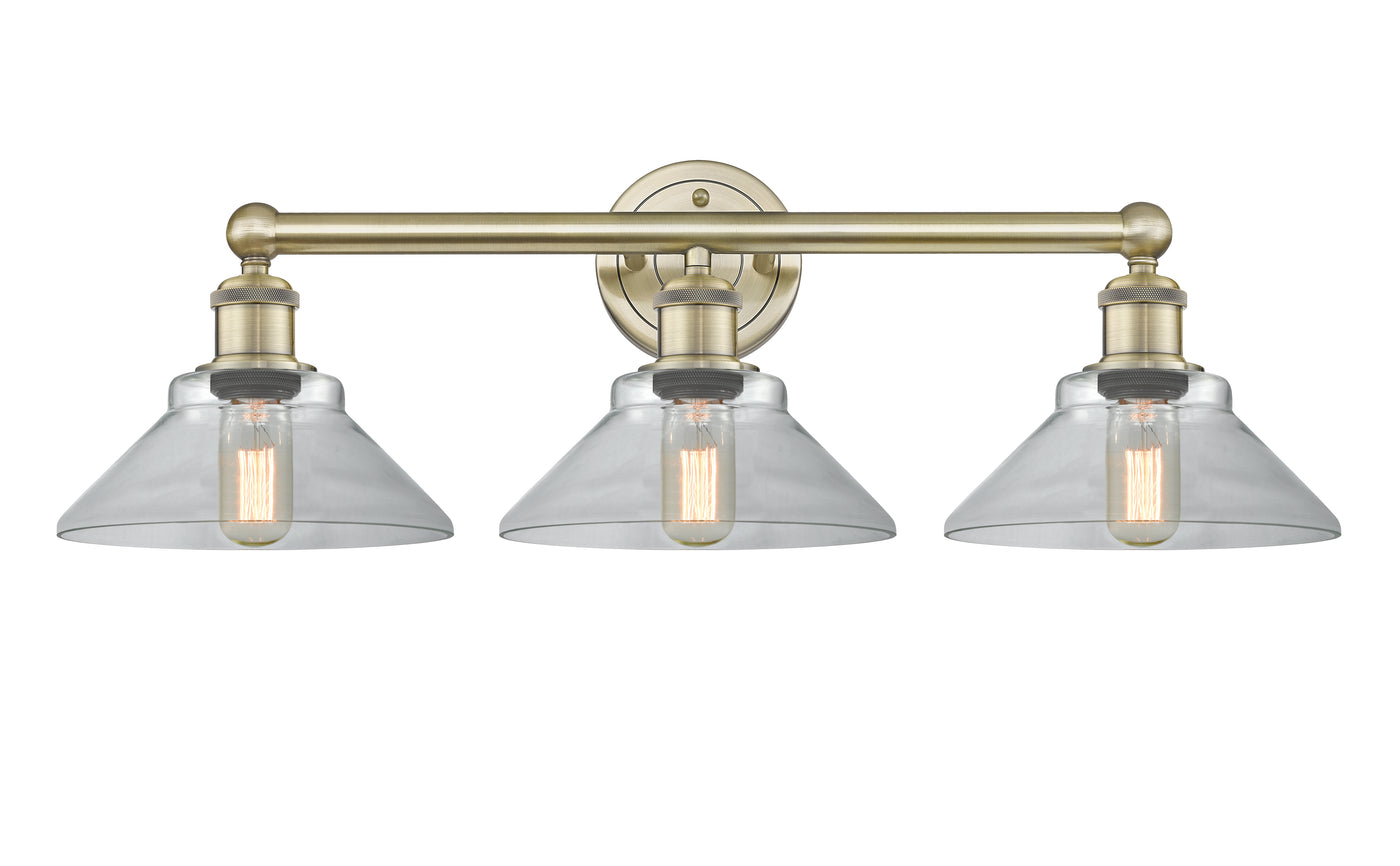 Edison Bath Vanity Light Cast Brass 26"