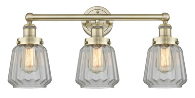Edison Bath Vanity Light Cast Brass Glass