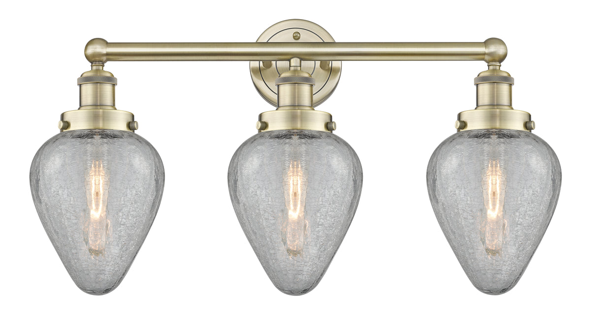 Geneseo 25-Inch 3-Light Bath Vanity Light 14-Inch High 7.75-Inch Extension