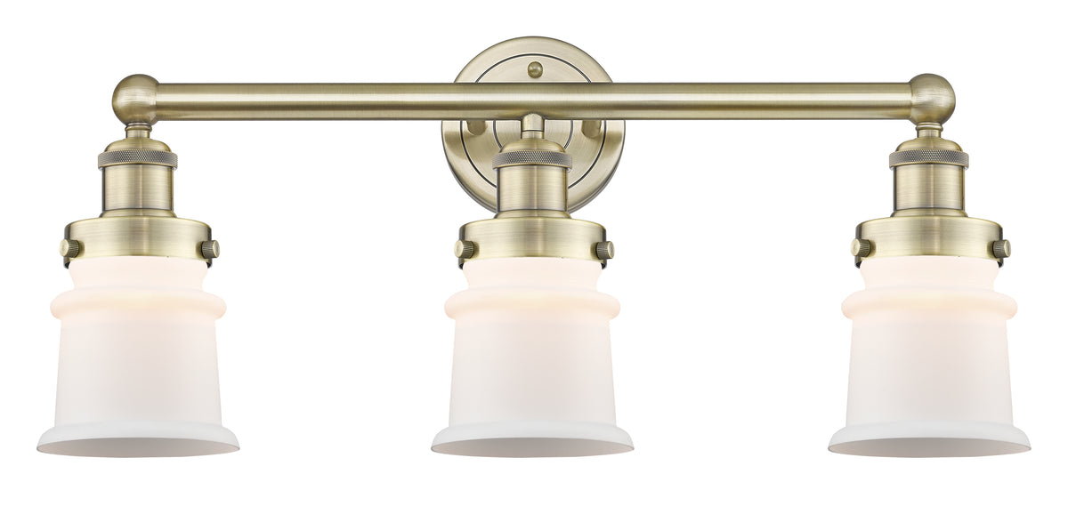 Canton 23-Inch 3-Light Bath Vanity Light 10.75-Inch High 7.125-Inch Extension