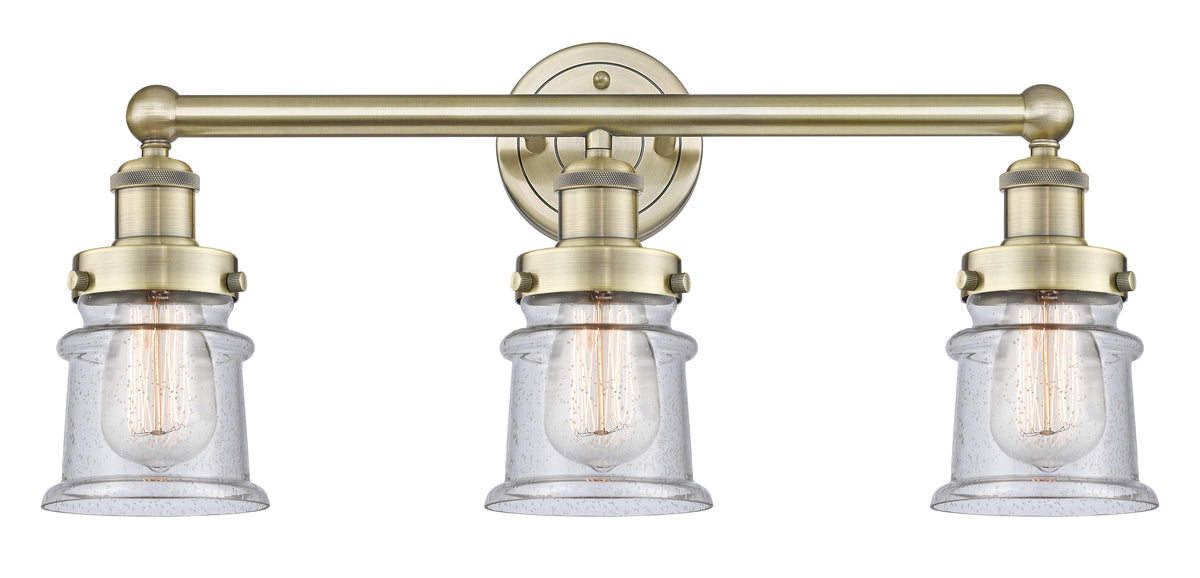 Canton 23-Inch 3-Light Bath Vanity Light 10.75-Inch High 7.125-Inch Extension