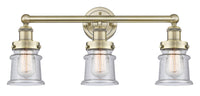 Canton 23-Inch 3-Light Bath Vanity Light 10.75-Inch High 7.125-Inch Extension