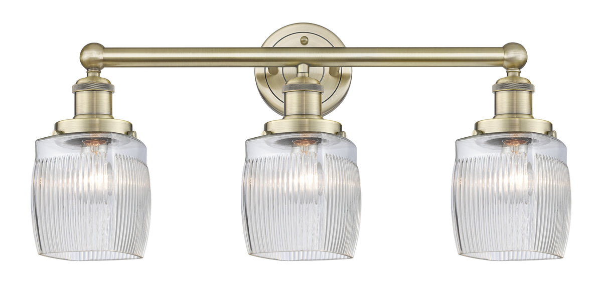 Colton 24-Inch 3-Light Bath Vanity Light 11.25-Inch High 7.25-Inch Extension
