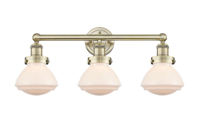 Edison Bath Vanity Light Cast Brass 3 Lights