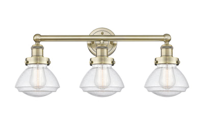 Edison Bath Vanity Light Cast Brass 3 Lights