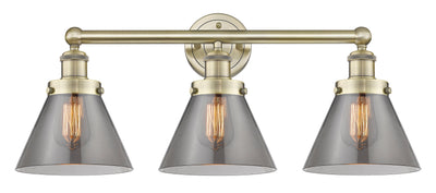 Edison Bath Vanity Light Cast Brass Glass