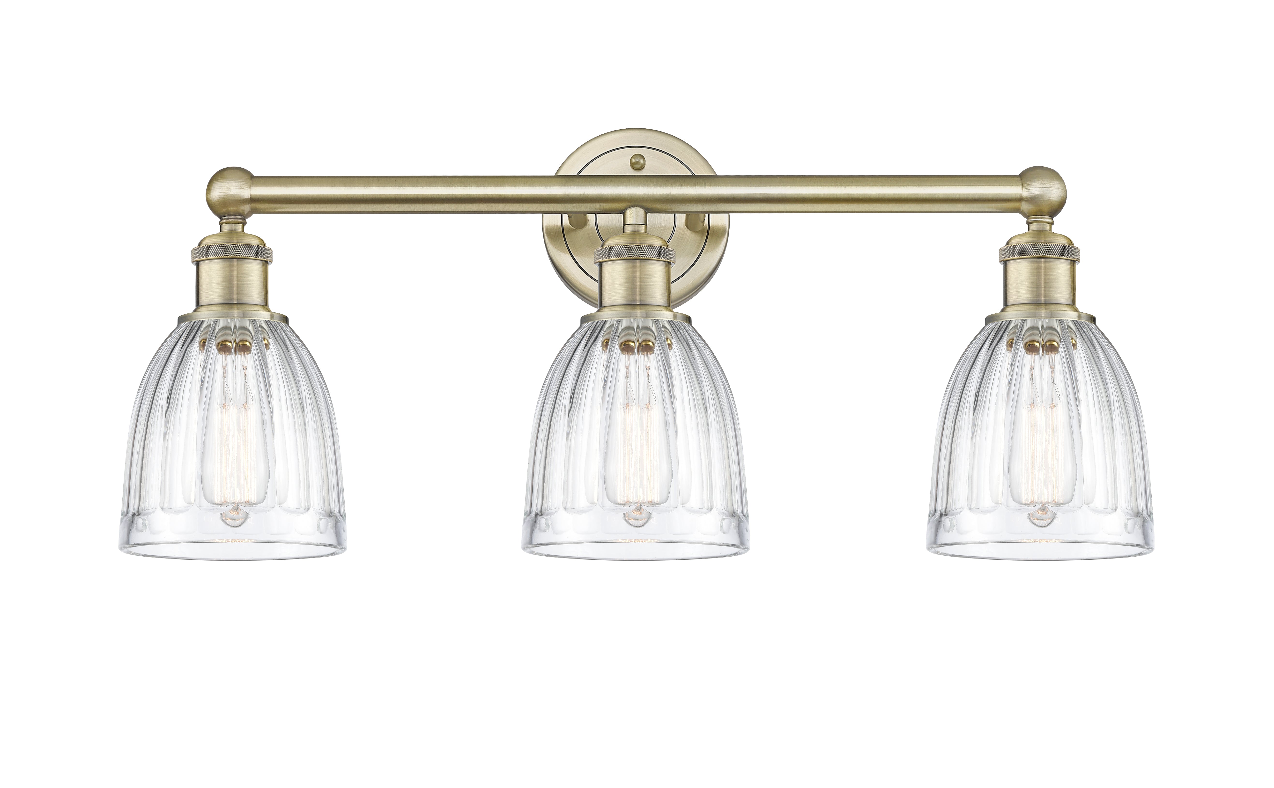 Edison Bath Vanity Light Cast Brass Finish