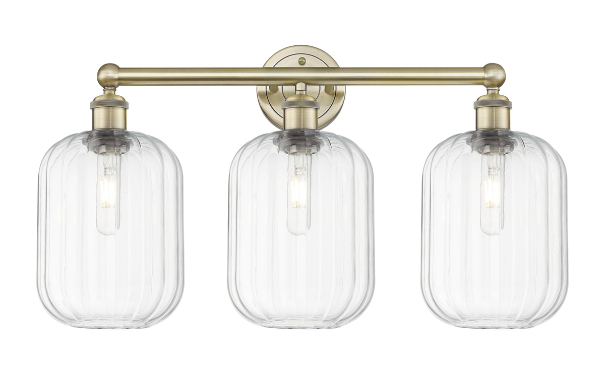 Preston Cylinder 25-Inch 3-Light Bath Vanity Light 14-Inch High