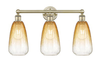 Brookhaven Almond 24-Inch 3-Light Bath Vanity Light 15.25-Inch High