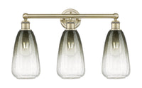 Brookhaven Almond 24-Inch 3-Light Bath Vanity Light 15.25-Inch High