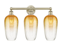 Brookhaven Flute 25-Inch 3-Light Bath Vanity Light 17.25-Inch High