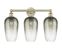 Brookhaven Flute 25-Inch 3-Light Bath Vanity Light 17.25-Inch High
