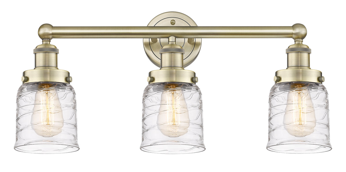Bell 23-Inch 3-Light Bath Vanity Light Bowl Shade