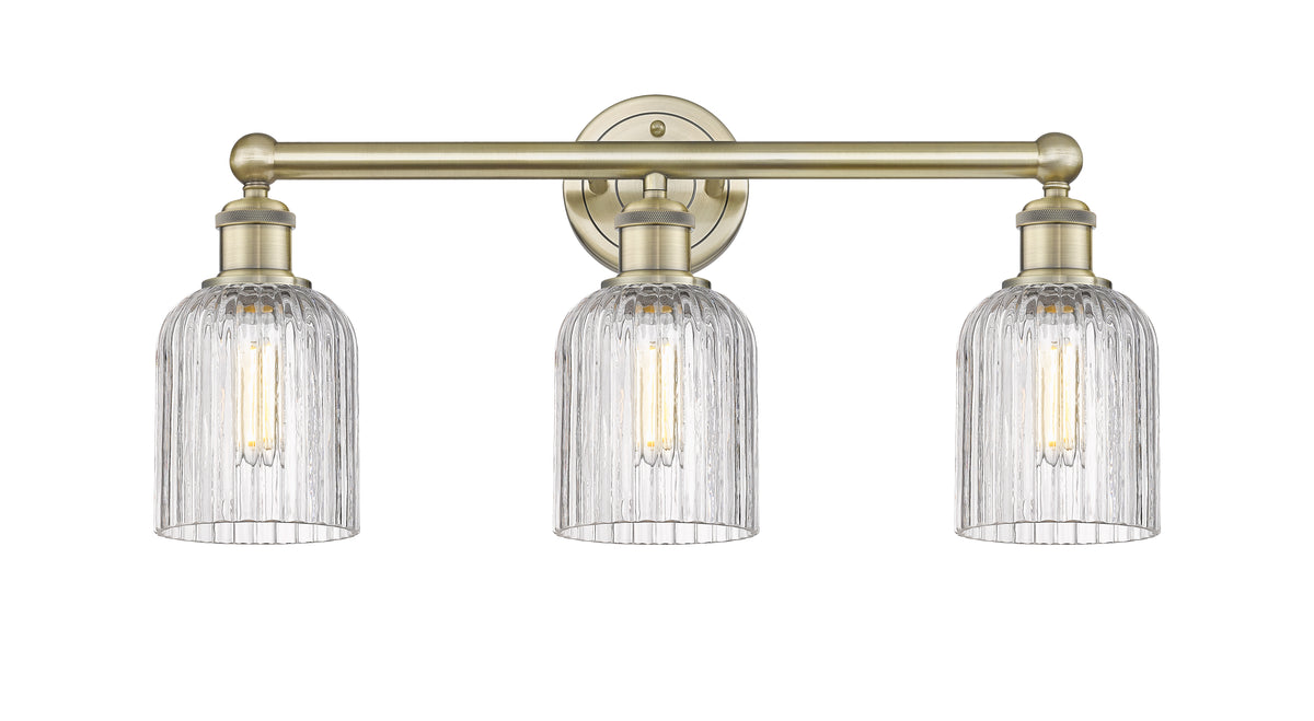 Bridal Veil 23-Inch 3-Light Bath Vanity Light 5-Inch Shade