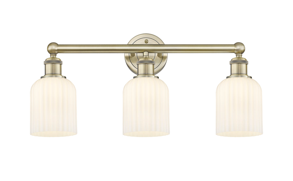 Bridal Veil 23-Inch 3-Light Bath Vanity Light 5-Inch Shade