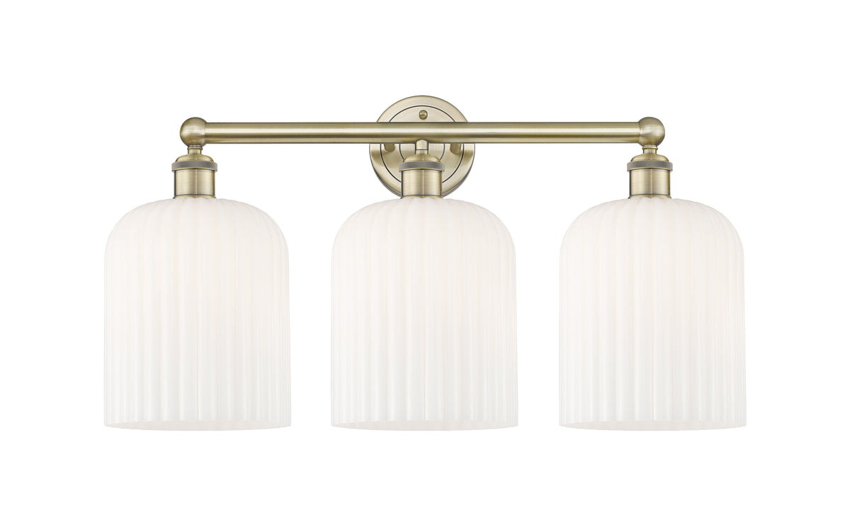 Bridal Veil 23-Inch 3-Light Bath Vanity Light 8-Inch Shade