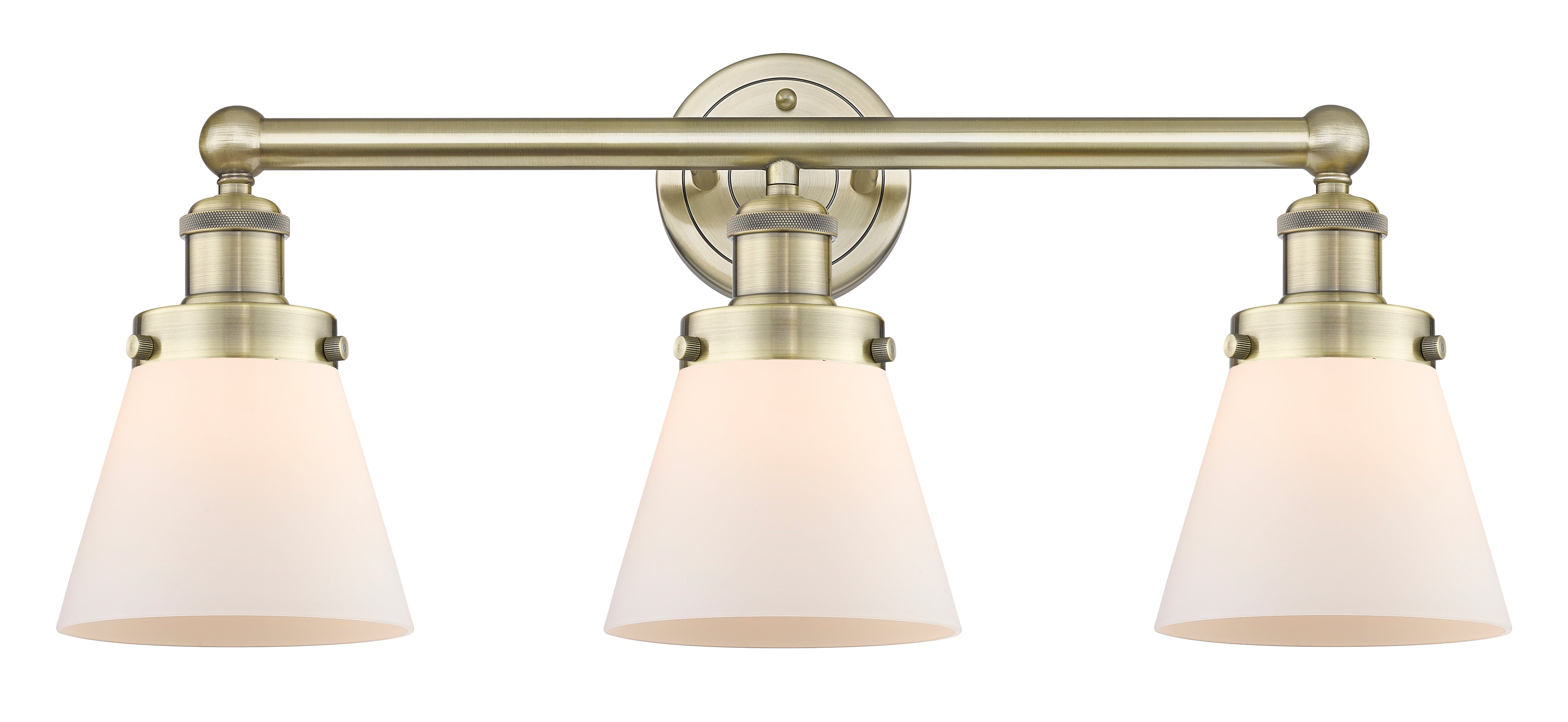 Edison Bath Vanity Light Cast Brass Glass