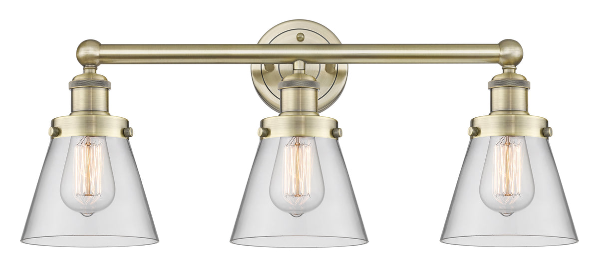 Cone 24-Inch 3-Light Bath Vanity Light 11.25-Inch High