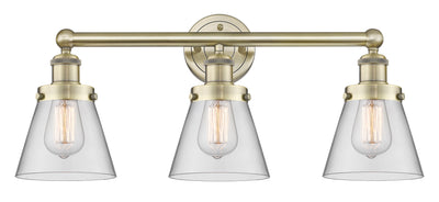 Edison Bath Vanity Light Cast Brass Glass