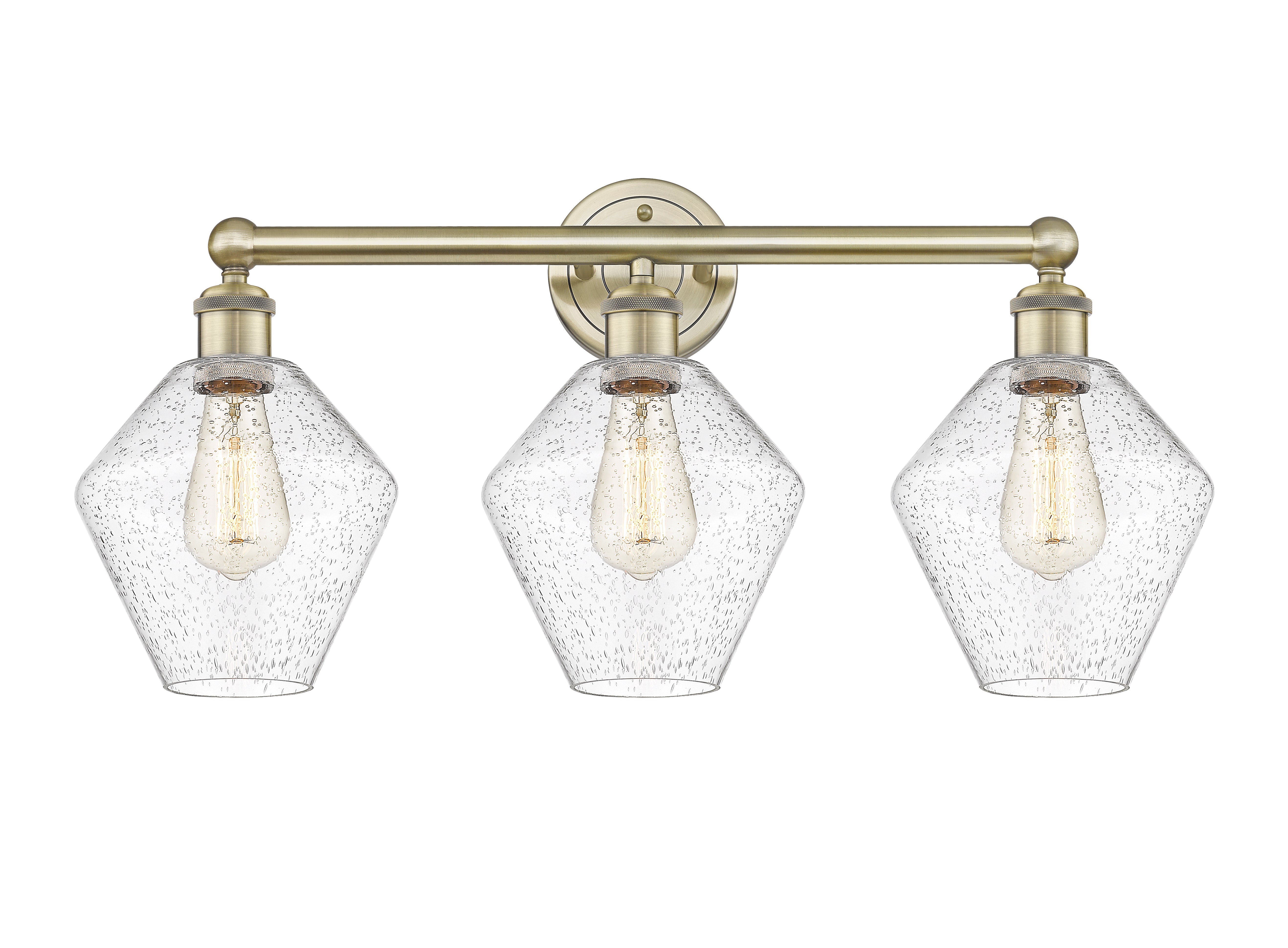 Edison Bath Vanity Light Cast Brass Finish