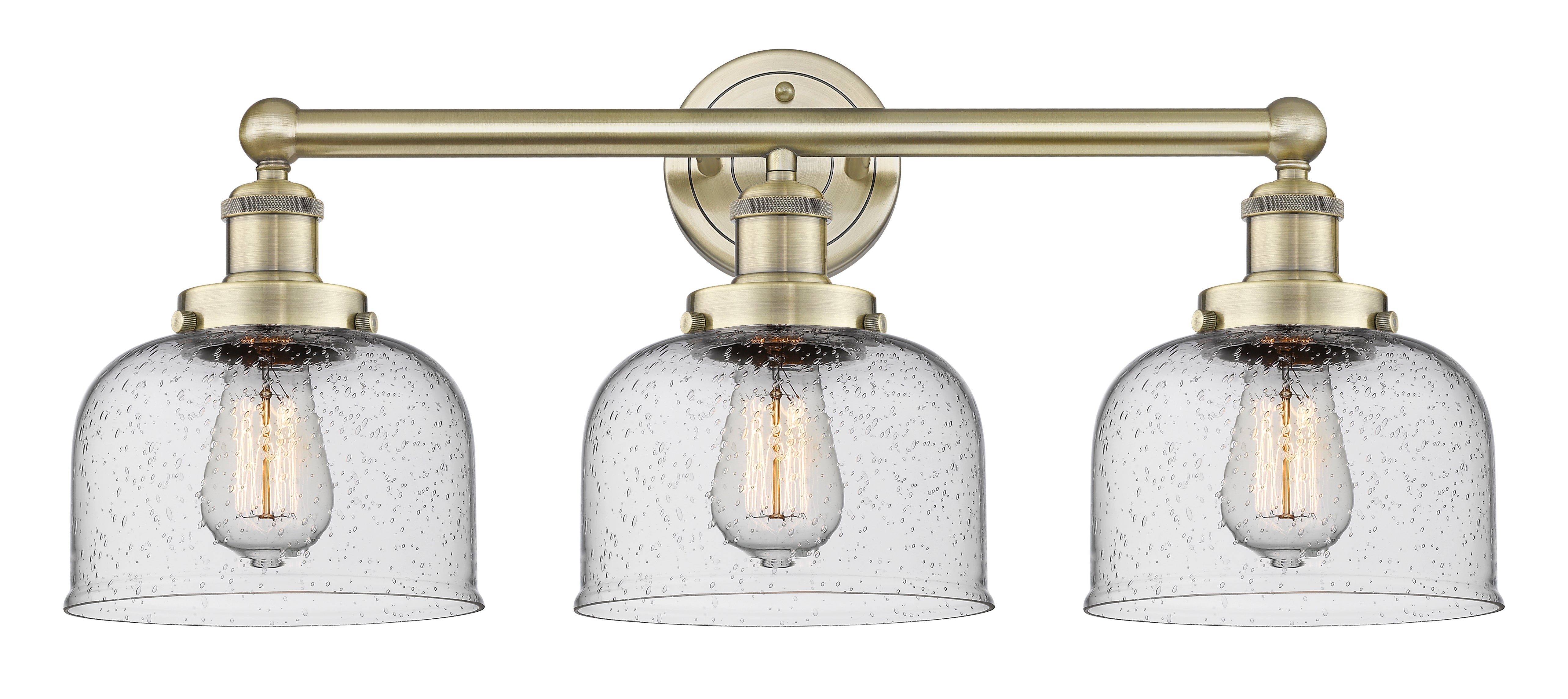 Edison Bath Vanity Light Cast Brass 25"