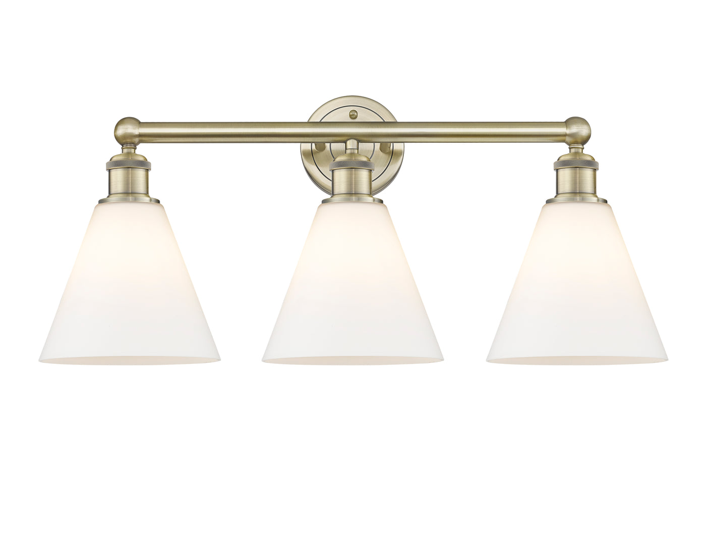 Edison Bath Vanity Light Cast Brass 24.5 Inch
