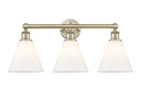 Edison Bath Vanity Light Cast Brass 24.5 Inch