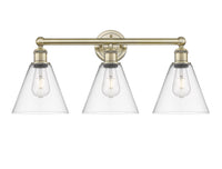 Edison Bath Vanity Light Cast Brass 24.5 Inch