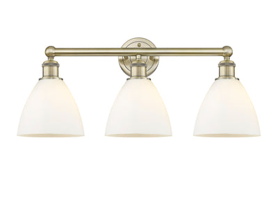 Edison Bath Vanity Light Cast Brass Glass