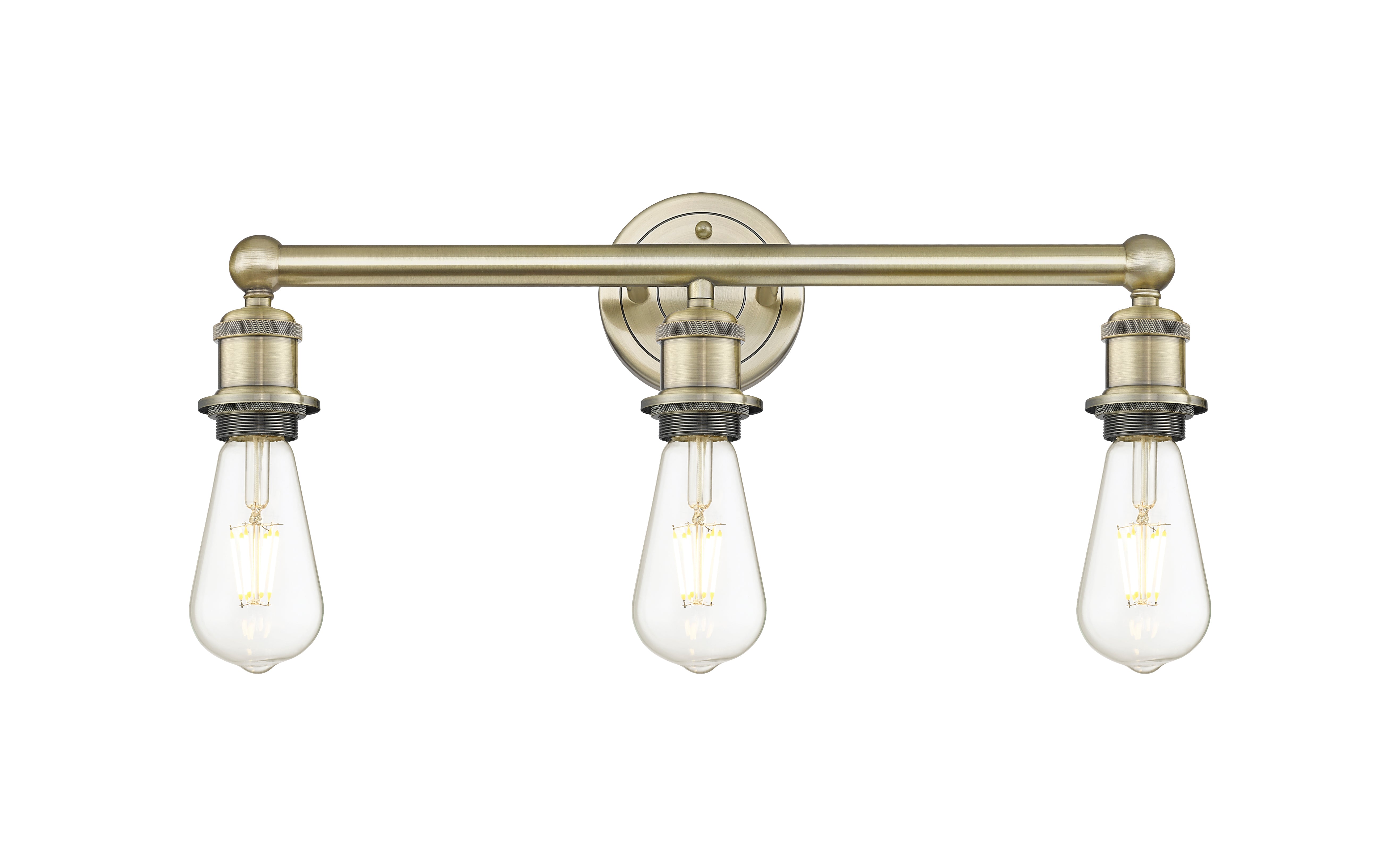 Edison Bath Vanity Light Cast Brass Steel