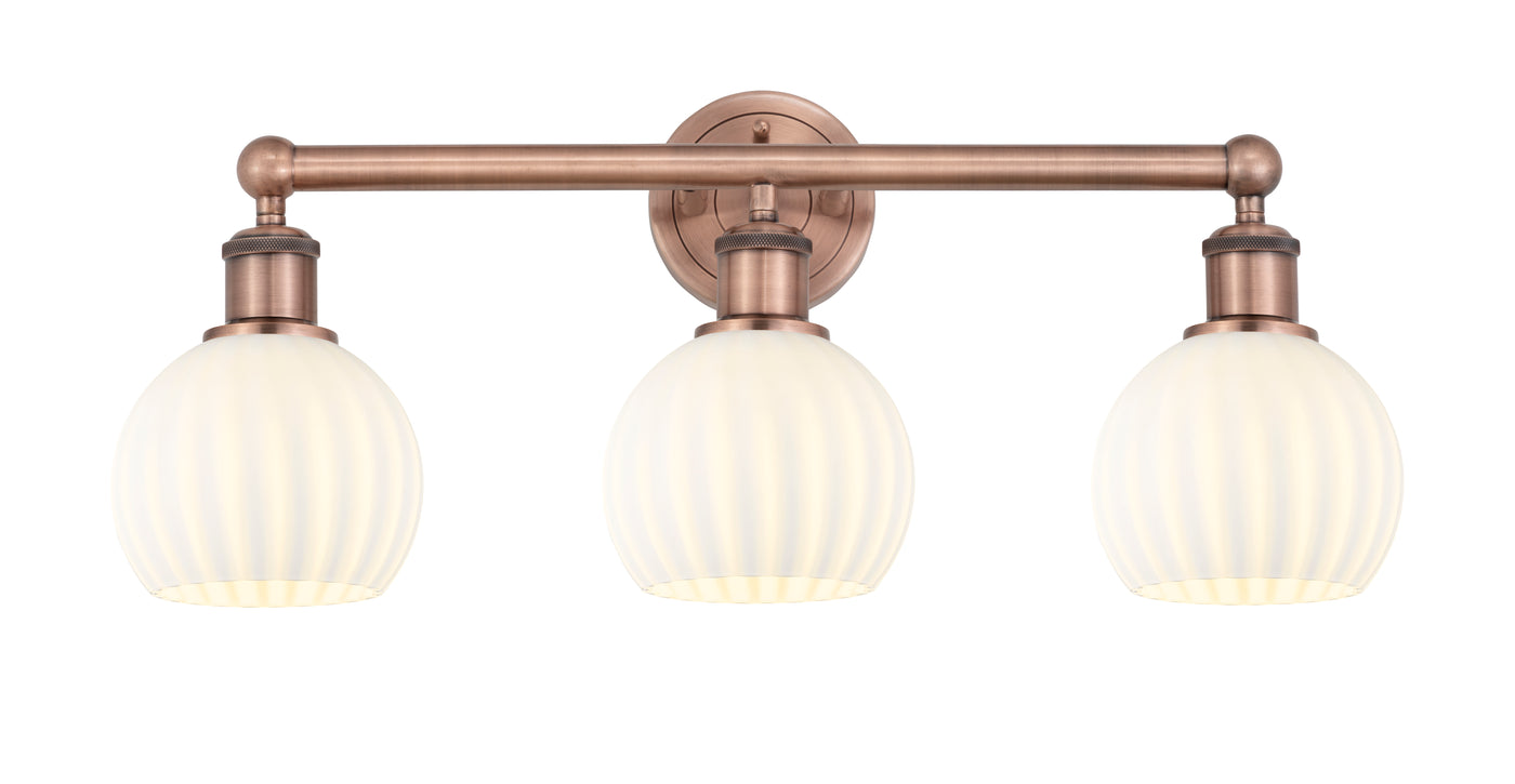 Edison Bath Vanity Light 3 Lights Brass