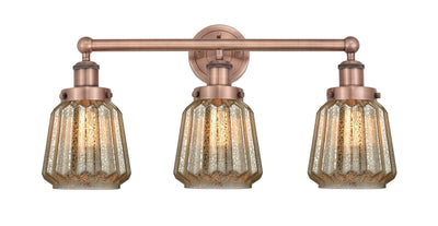 Edison Bath Vanity Light Cast Brass Glass