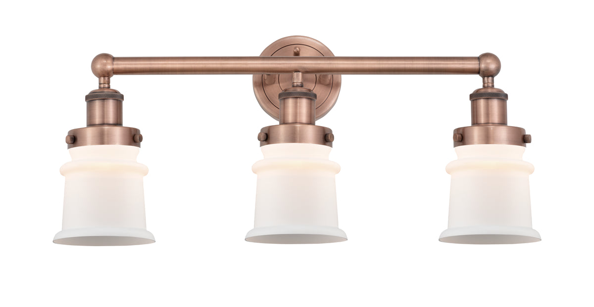 Canton 23-Inch 3-Light Bath Vanity Light 10.75-Inch High 7.125-Inch Extension
