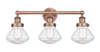 Olean 25-Inch 3-Light Bath Vanity Light Bowl Shade