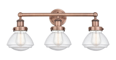 Edison Bath Vanity Light Cast Brass 3 Lights