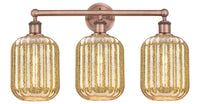 Preston Cylinder 25-Inch 3-Light Bath Vanity Light 14-Inch High