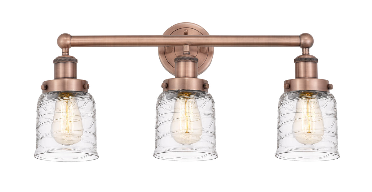 Bell 23-Inch 3-Light Bath Vanity Light Bowl Shade