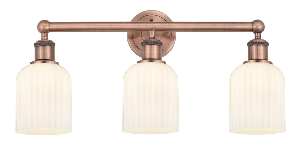 Bridal Veil 23-Inch 3-Light Bath Vanity Light 5-Inch Shade