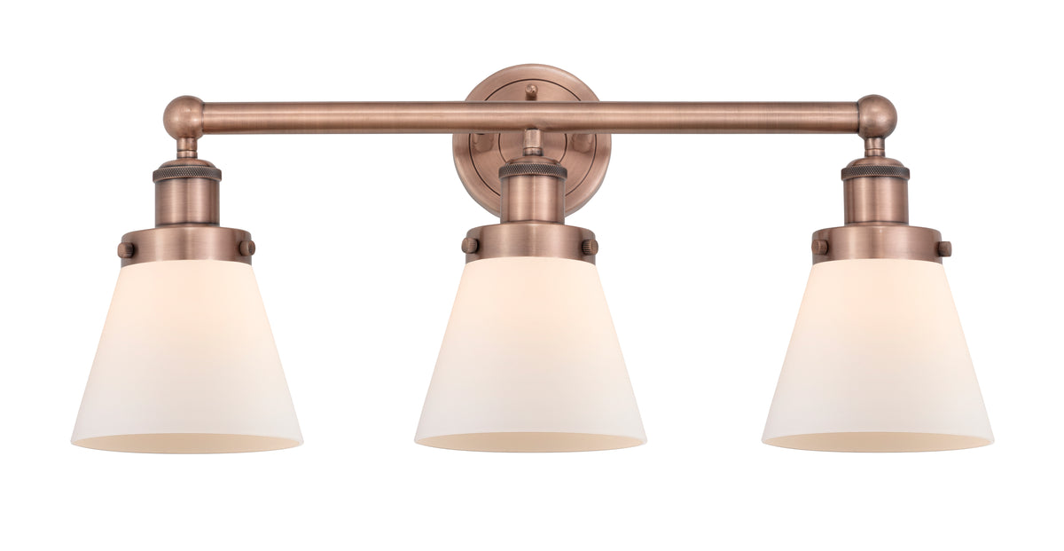 Cone 24-Inch 3-Light Bath Vanity Light 11.25-Inch High