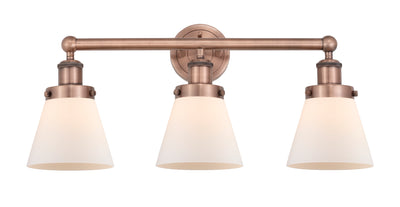 Edison Bath Vanity Light Cast Brass Glass