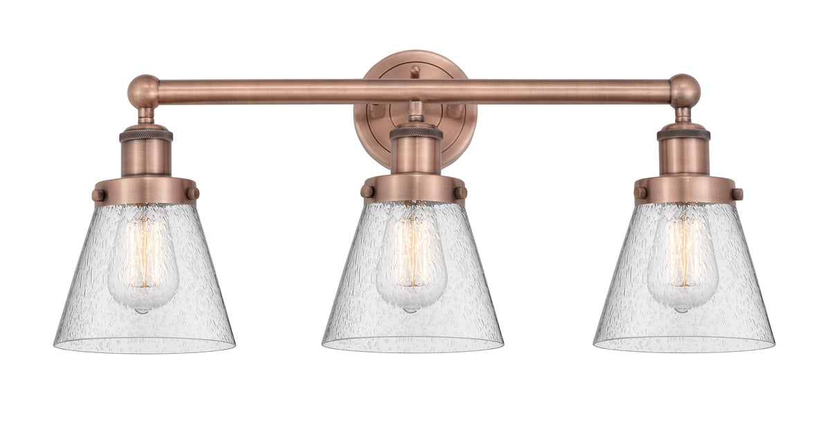 Cone 24-Inch 3-Light Bath Vanity Light 11.25-Inch High