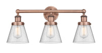 Cone 24-Inch 3-Light Bath Vanity Light 11.25-Inch High
