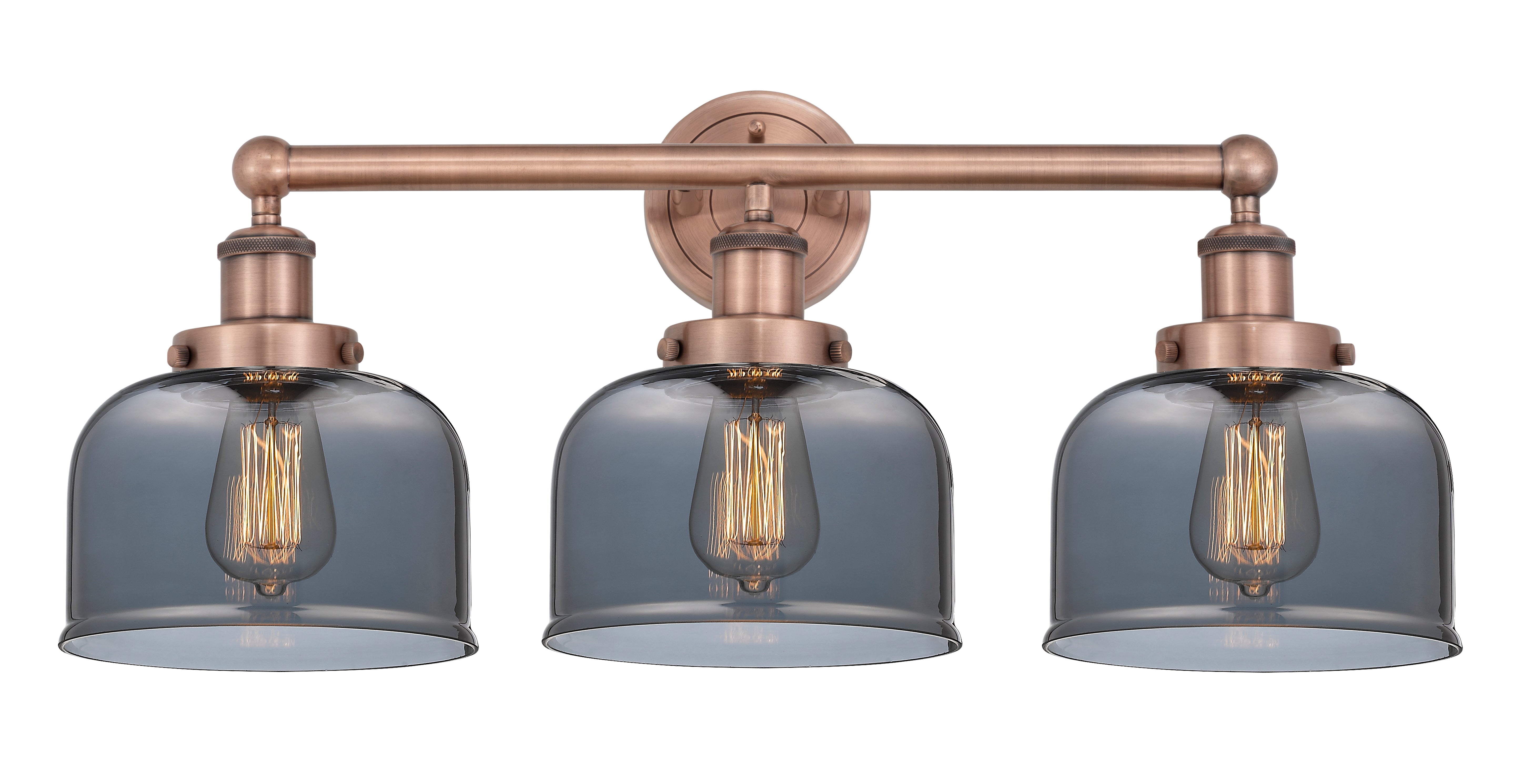 Edison Bath Vanity Light Cast Brass 25"